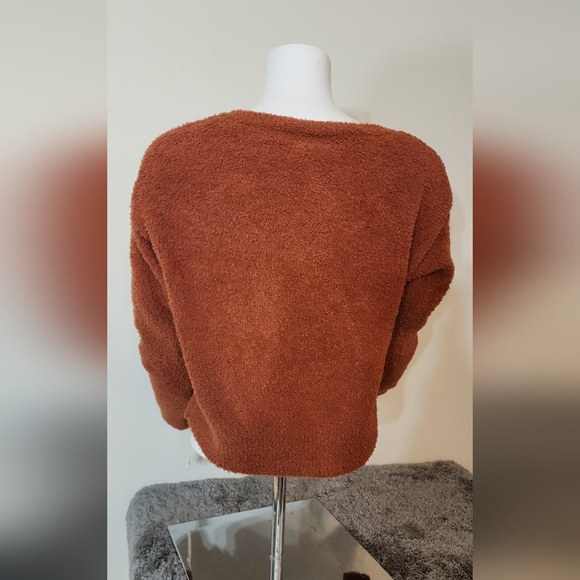 Stars Above Loungewear Sweater Brown / Orange - Picture 7 of 10